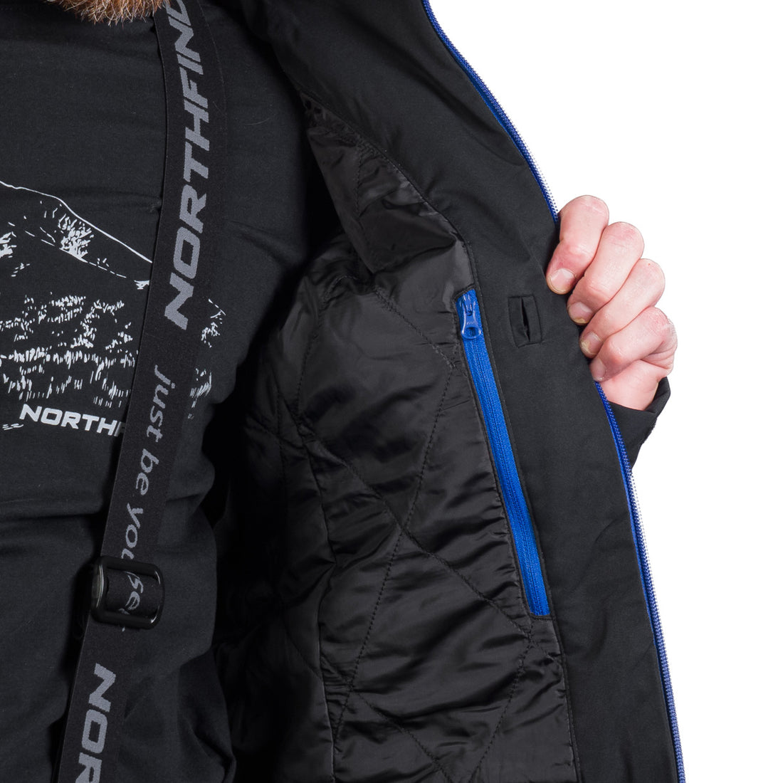 BU-5263SNW men's ski softshell insulated jacket ALPHONSE
