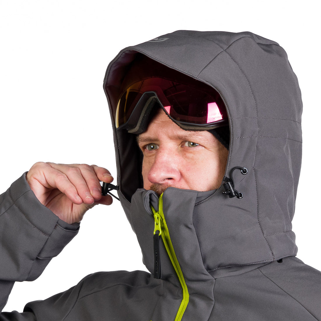 BU-5263SNW men's ski softshell insulated jacket ALPHONSE