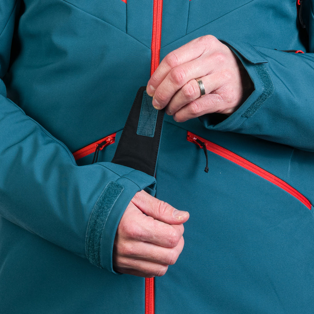 BU-5263SNW men's ski softshell insulated jacket ALPHONSE