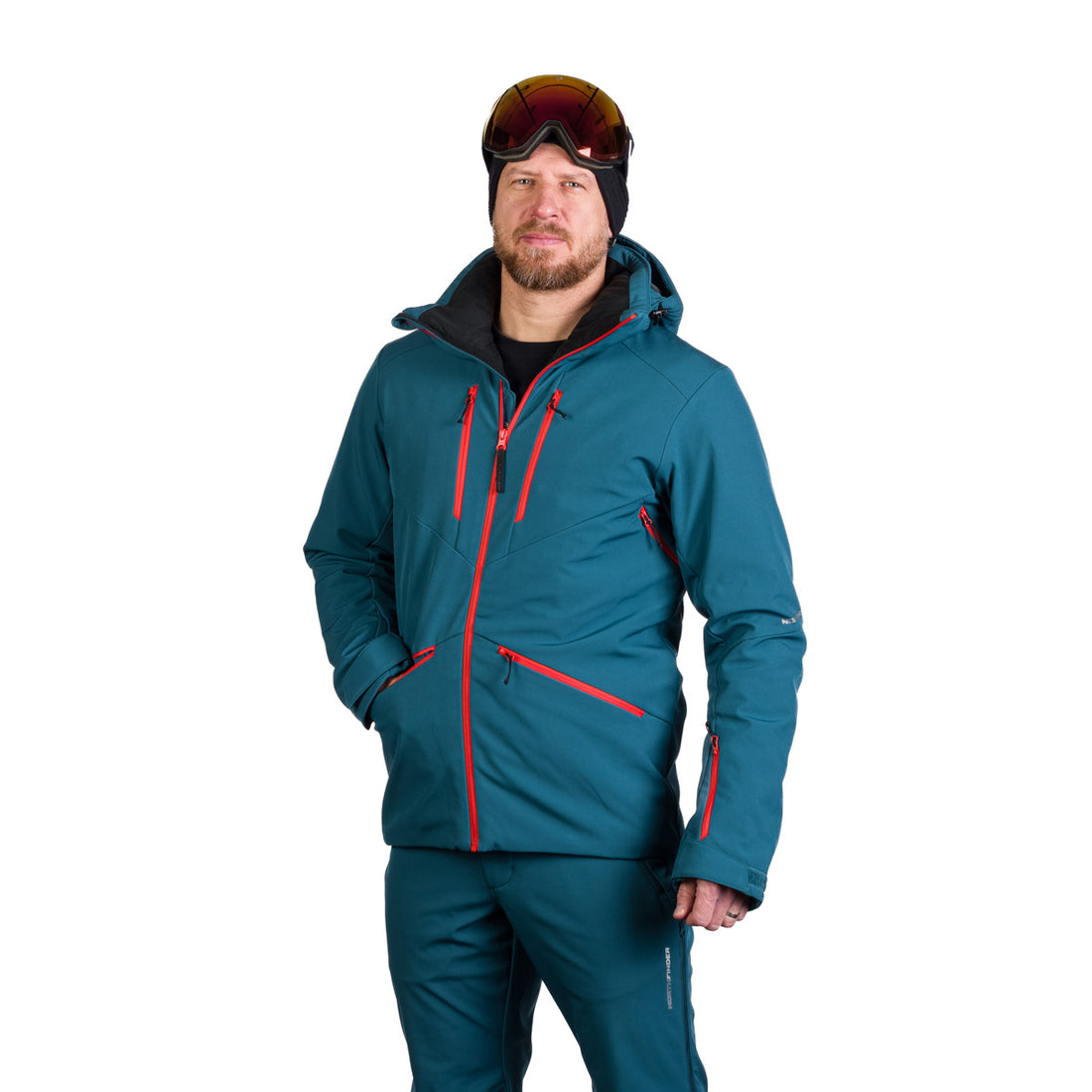 BU-5263SNW men's ski softshell insulated jacket ALPHONSE