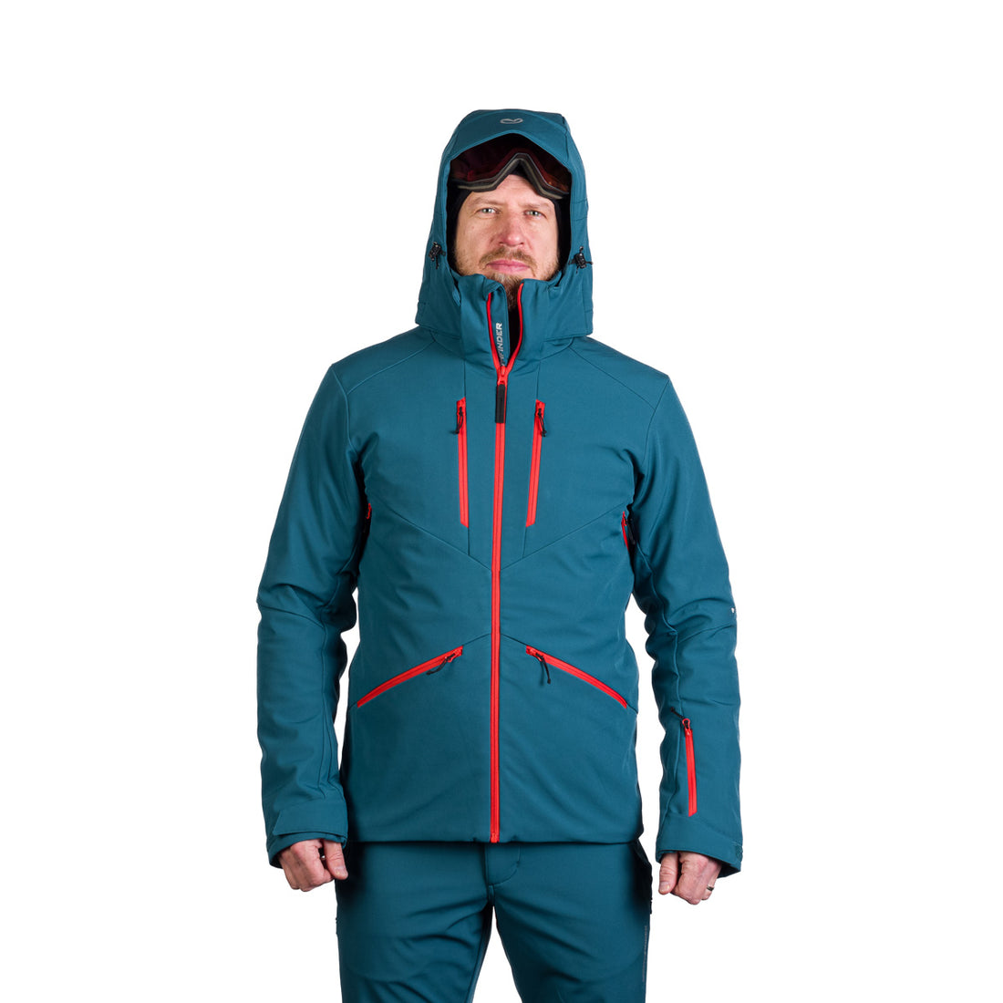 BU-5263SNW men's ski softshell insulated jacket ALPHONSE