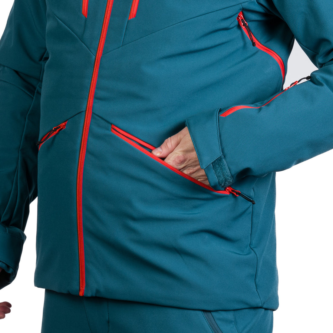 BU-5263SNW men's ski softshell insulated jacket ALPHONSE