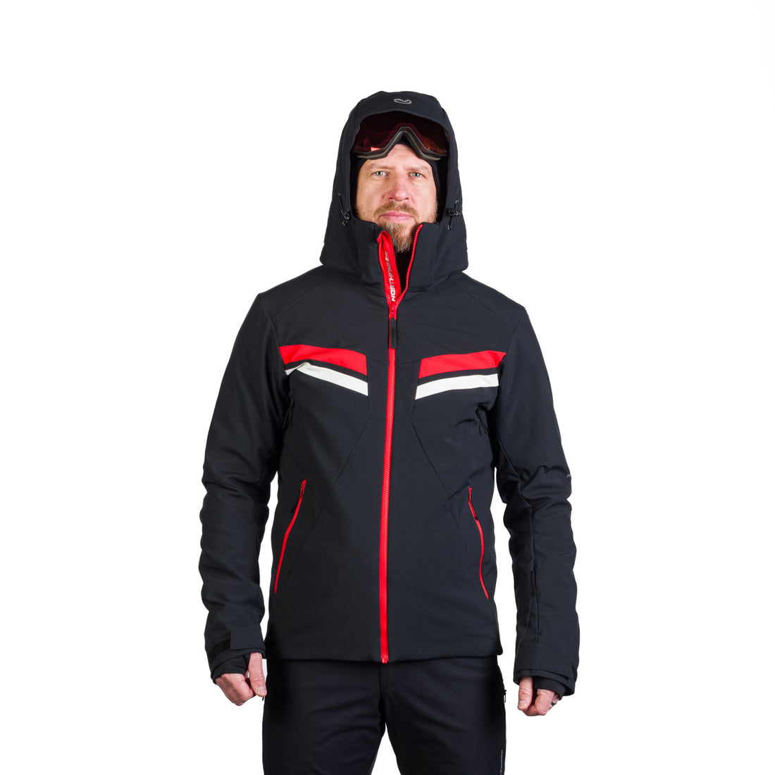 BU-5264SNW men's ski softshell insulated jacket UGO
