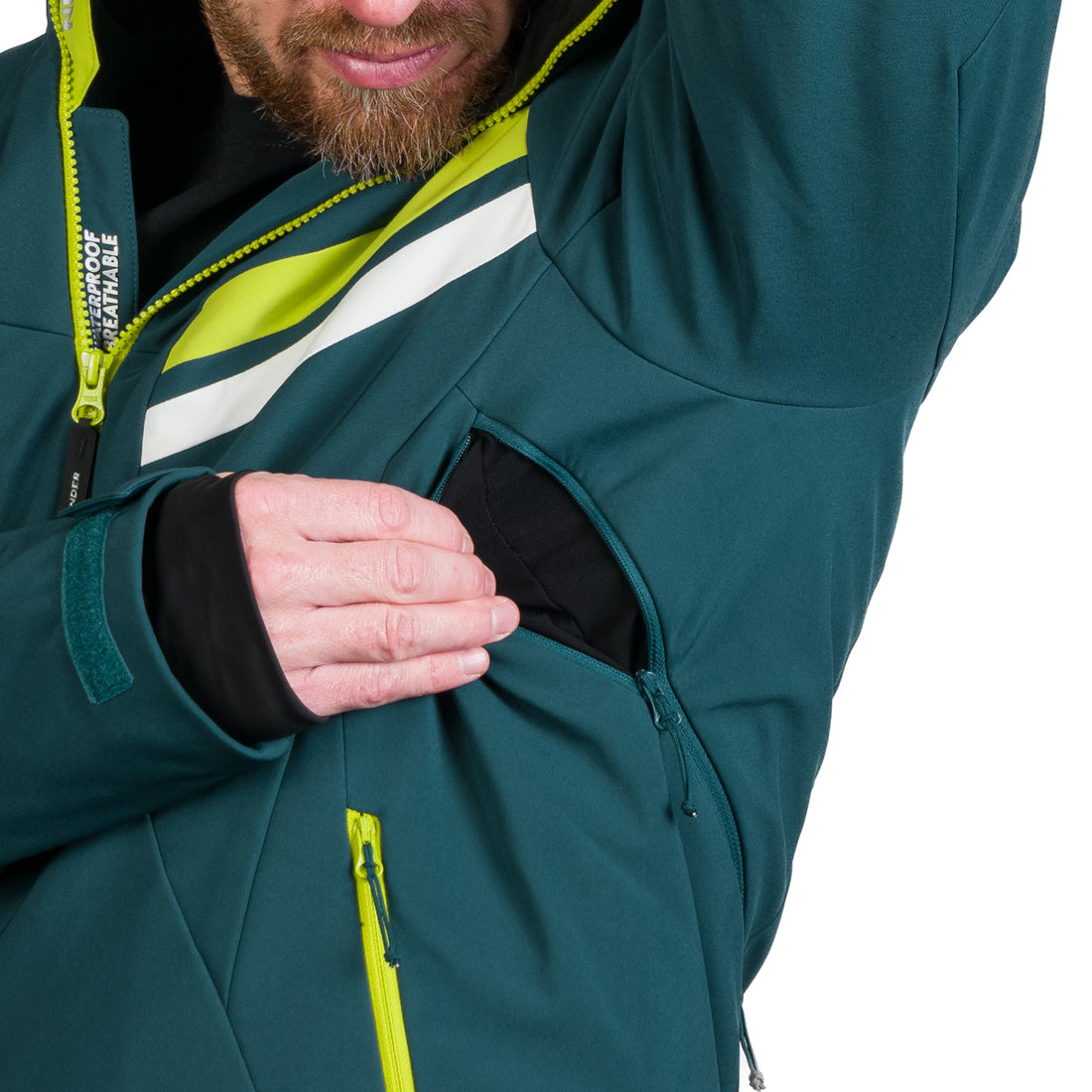 BU-5264SNW men's ski softshell insulated jacket UGO