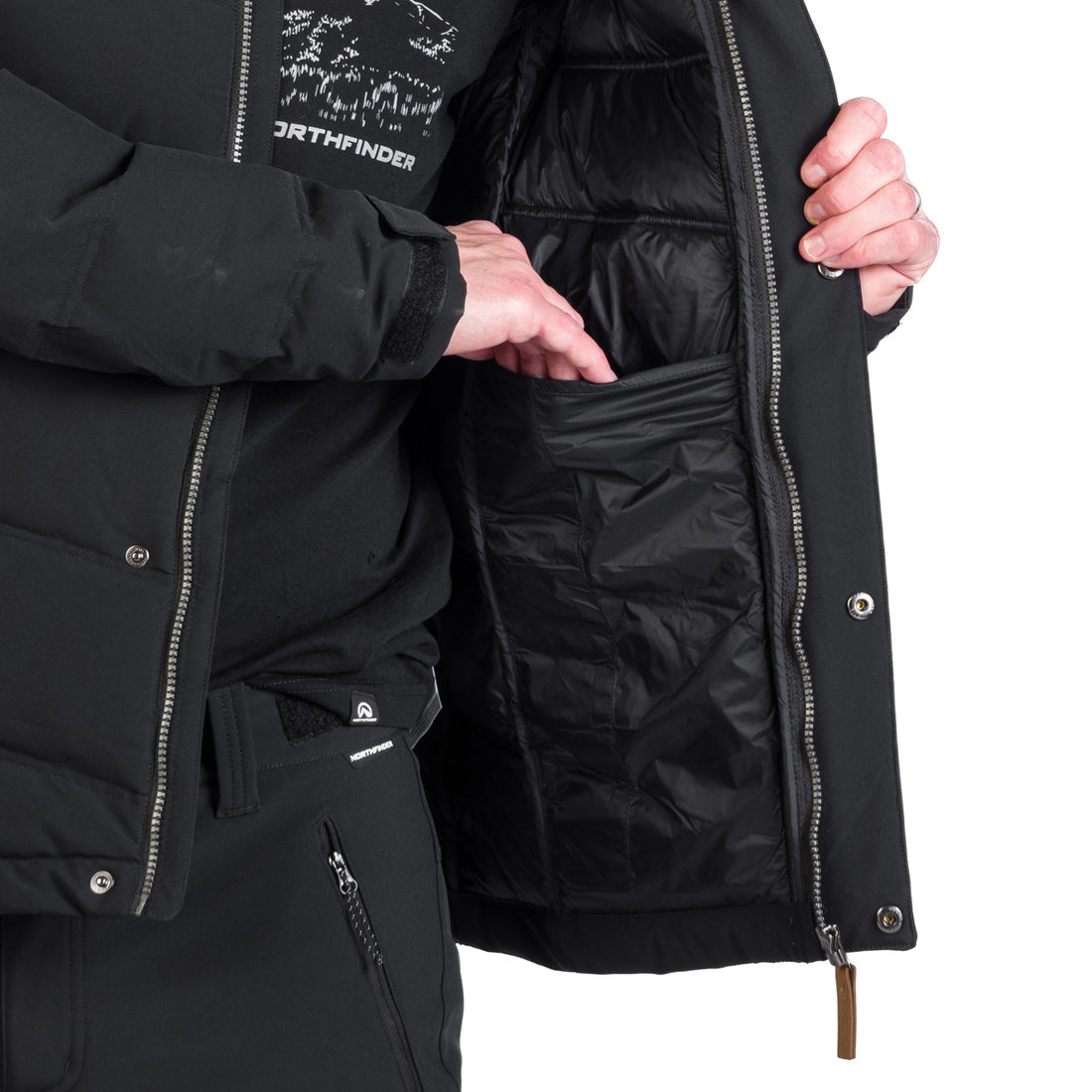 BU-5268SP men's insulated quilted winter jacket 2L CAMILLO