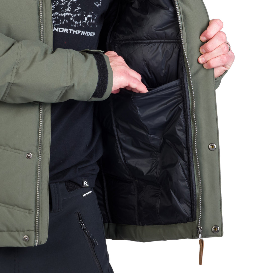 BU-5268SP men's insulated quilted winter jacket 2L CAMILLO
