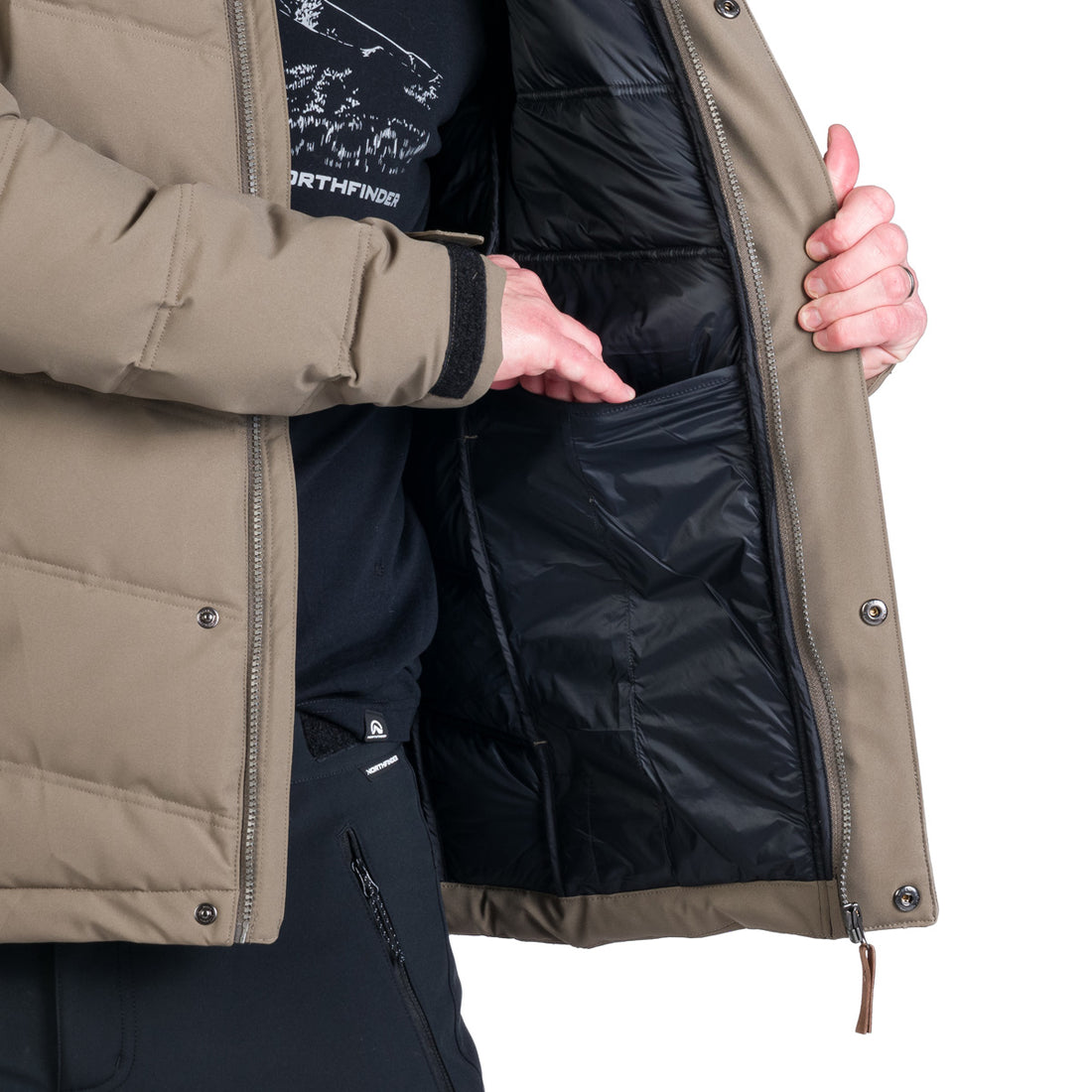 BU-5268SP men's insulated quilted winter jacket 2L CAMILLO