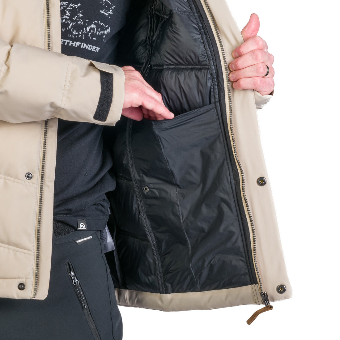 BU-5268SP men's insulated quilted winter jacket 2L CAMILLO