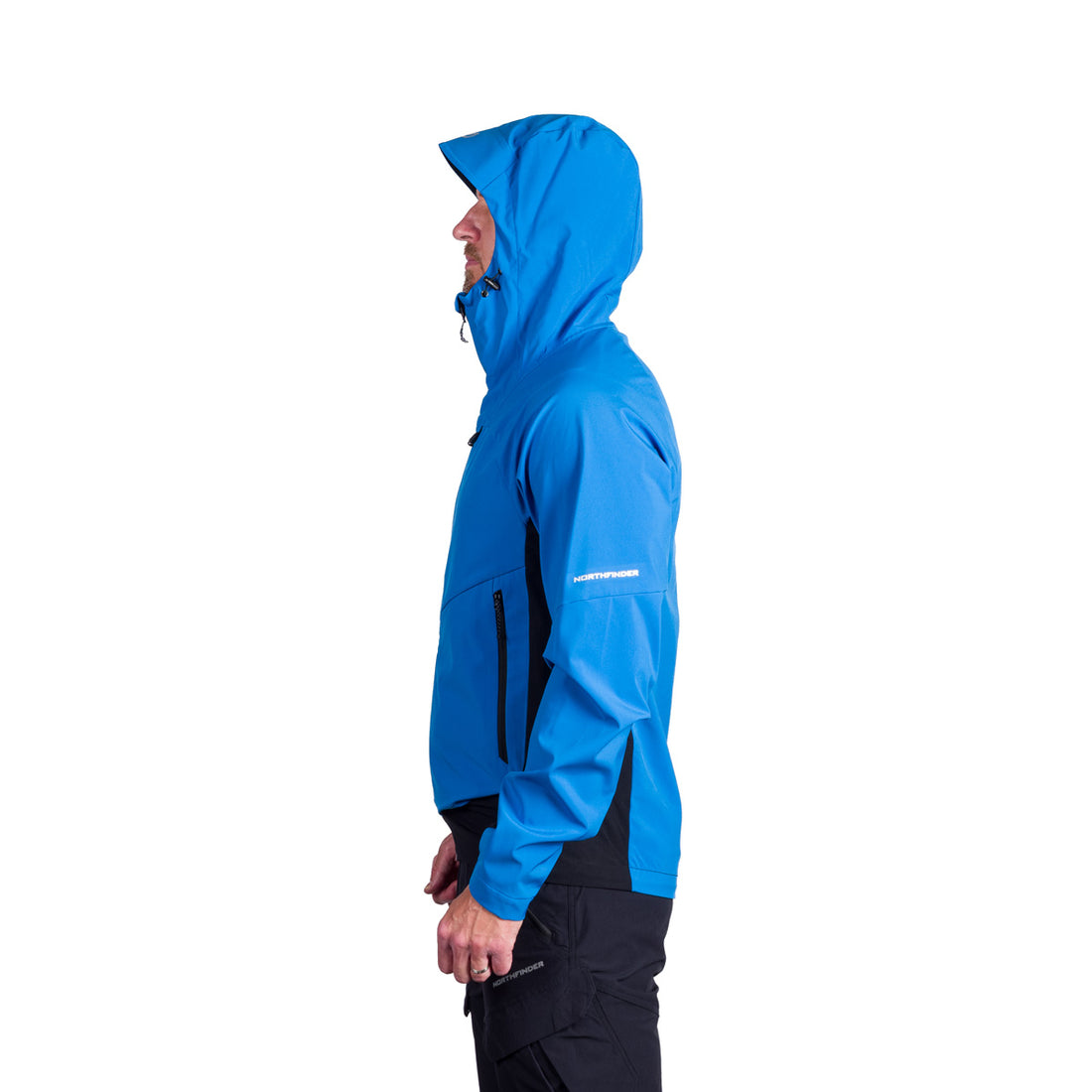 BU-5297OR men's trekking hybrid softshell active jacket CIRO