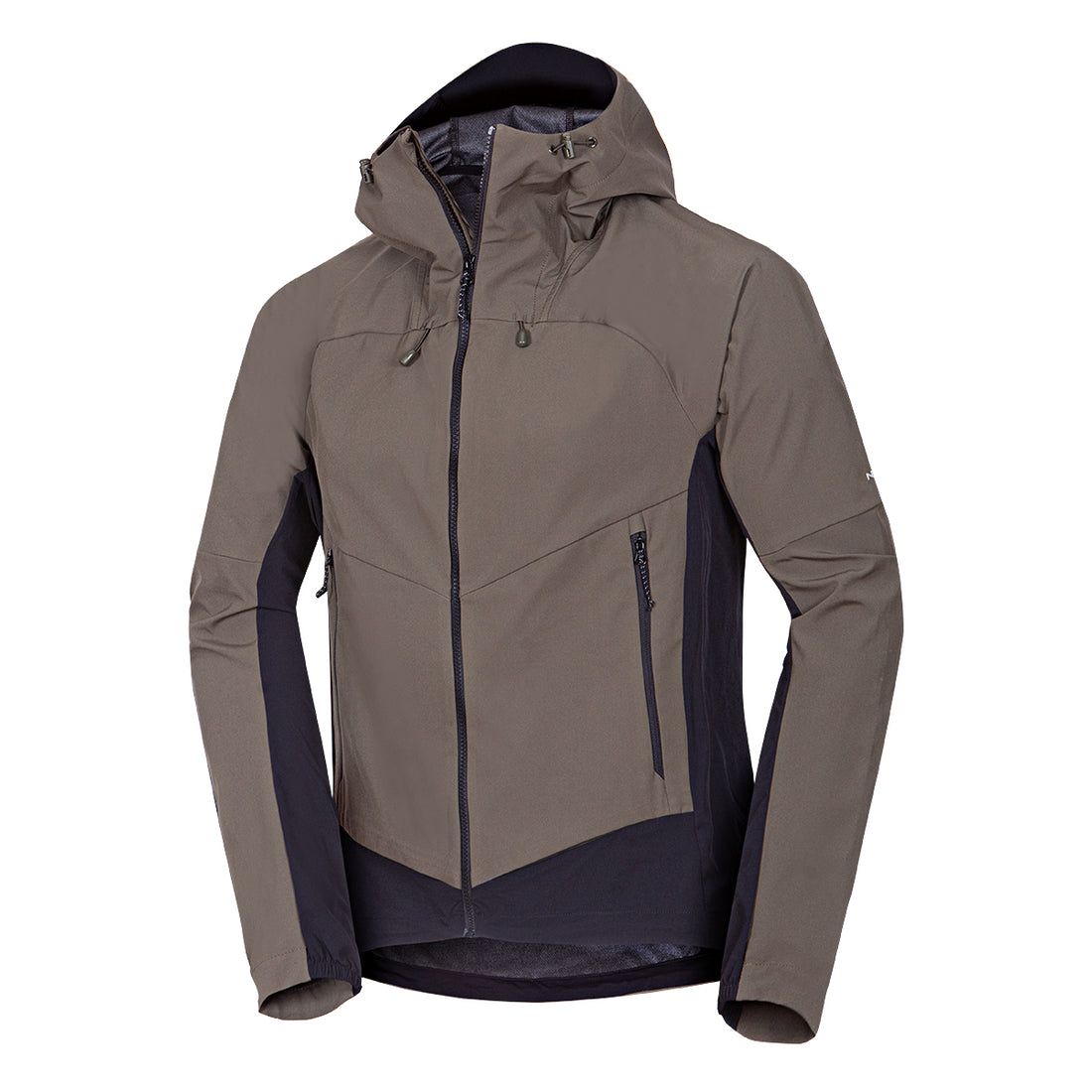 BU-5297OR men's trekking hybrid softshell active jacket CIRO