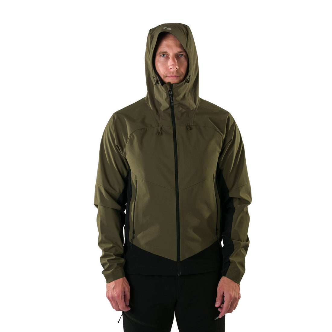BU-5297OR men's trekking hybrid softshell active jacket CIRO