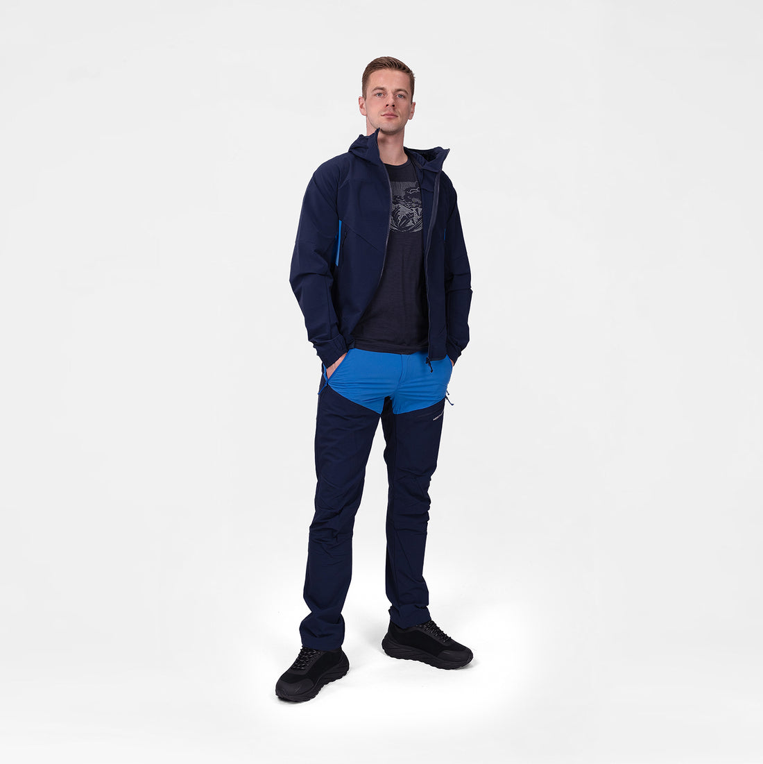 BU-52981OR men's hiking combined active jacket GALILEO