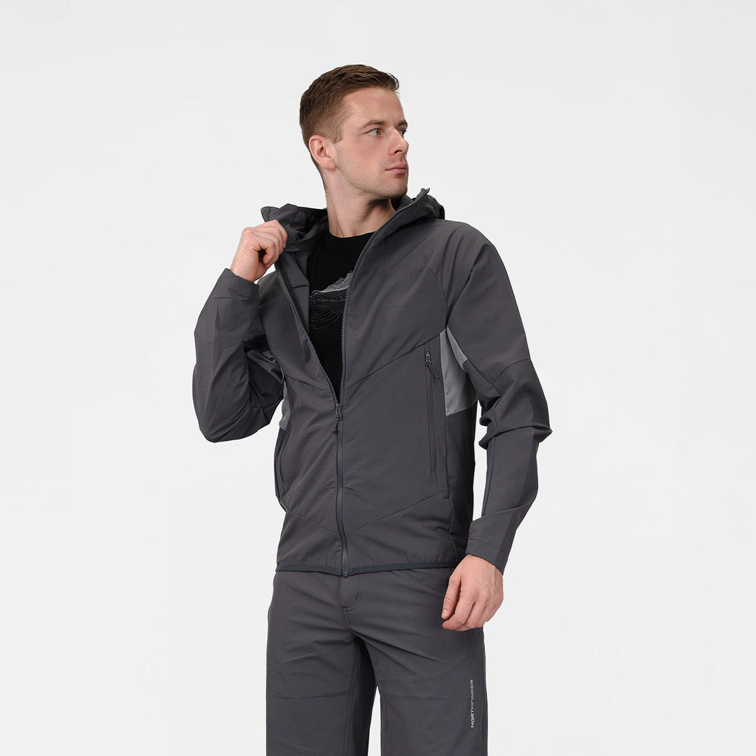 BU-52981OR men's hiking combined active jacket GALILEO
