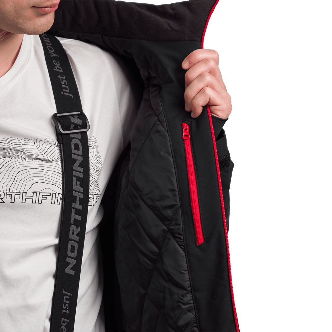 BU-5305SNW men's ski insulated trendy jacket EDUARDO