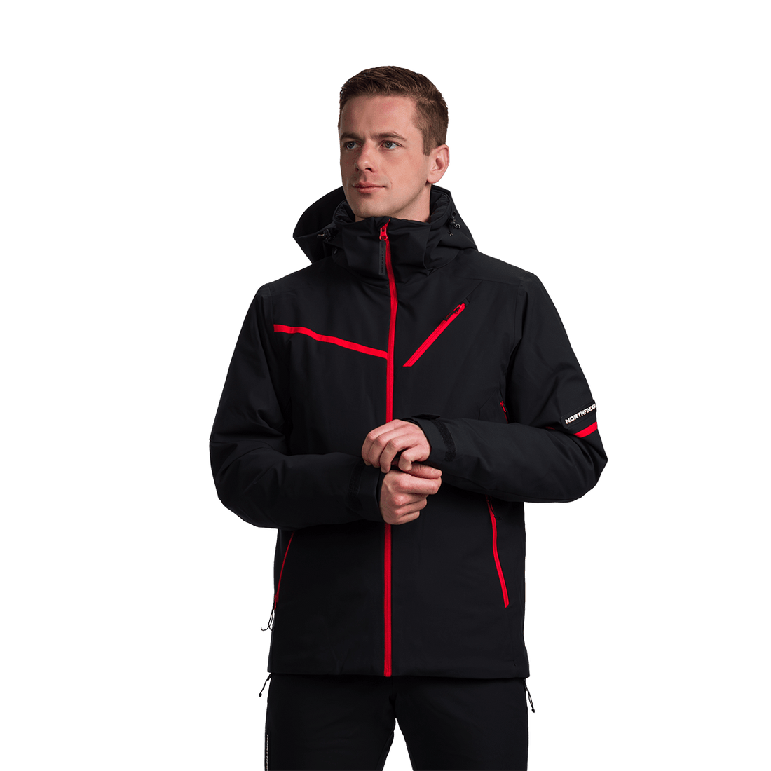 BU-5305SNW men's ski insulated trendy jacket EDUARDO