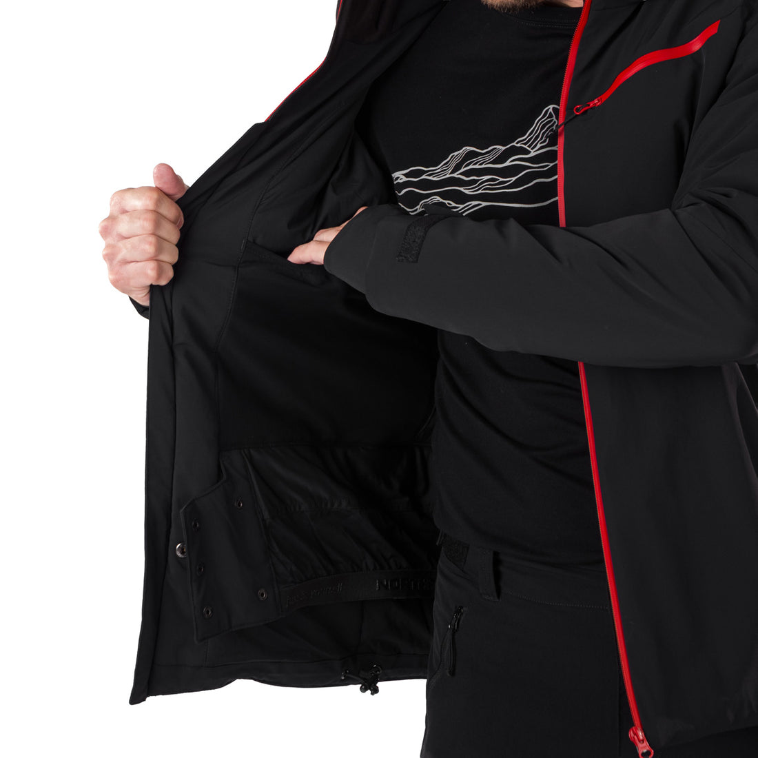 BU-5306SNW men's ski trend jacket insulated full pack NIKLAS