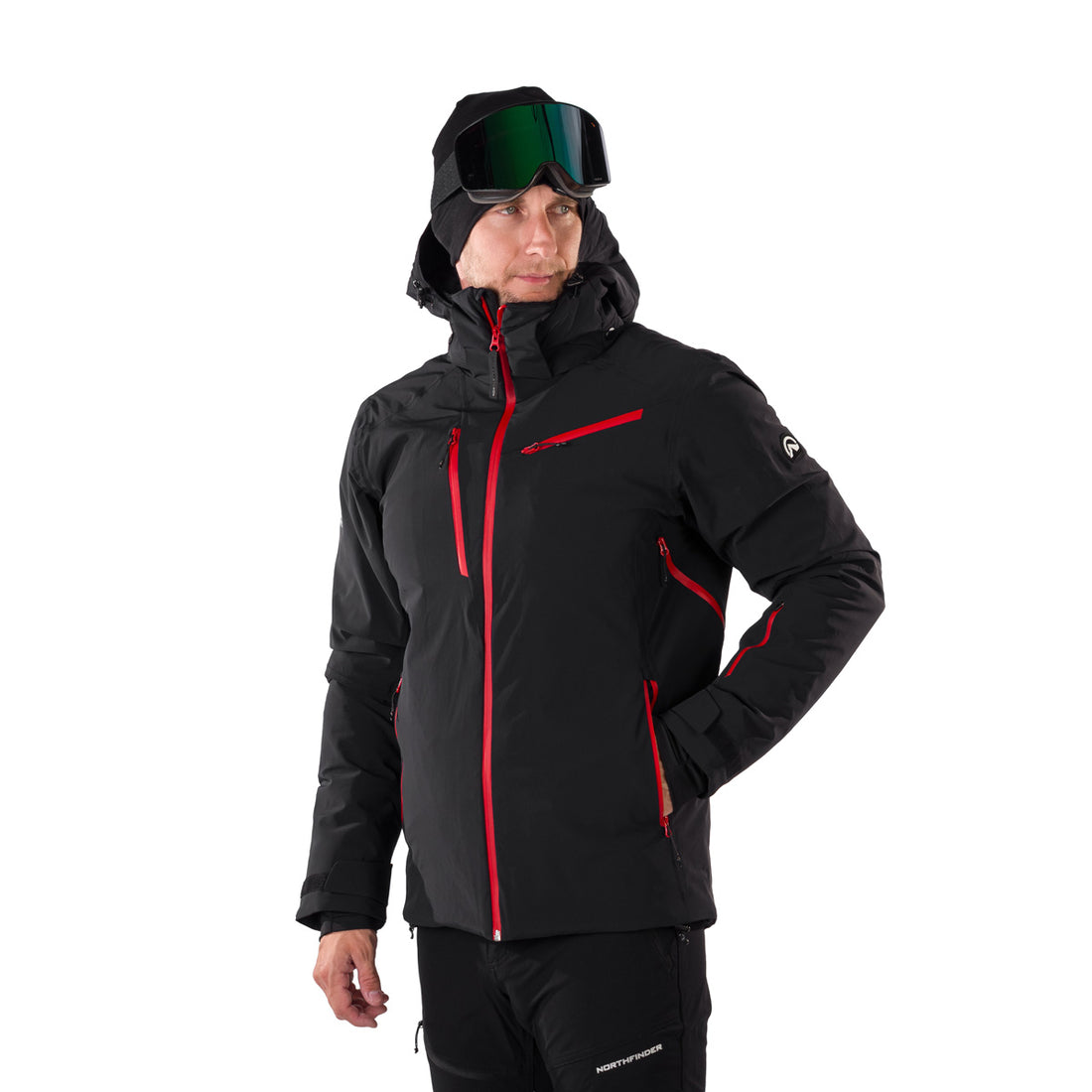 BU-5306SNW men's ski trend jacket insulated full pack NIKLAS