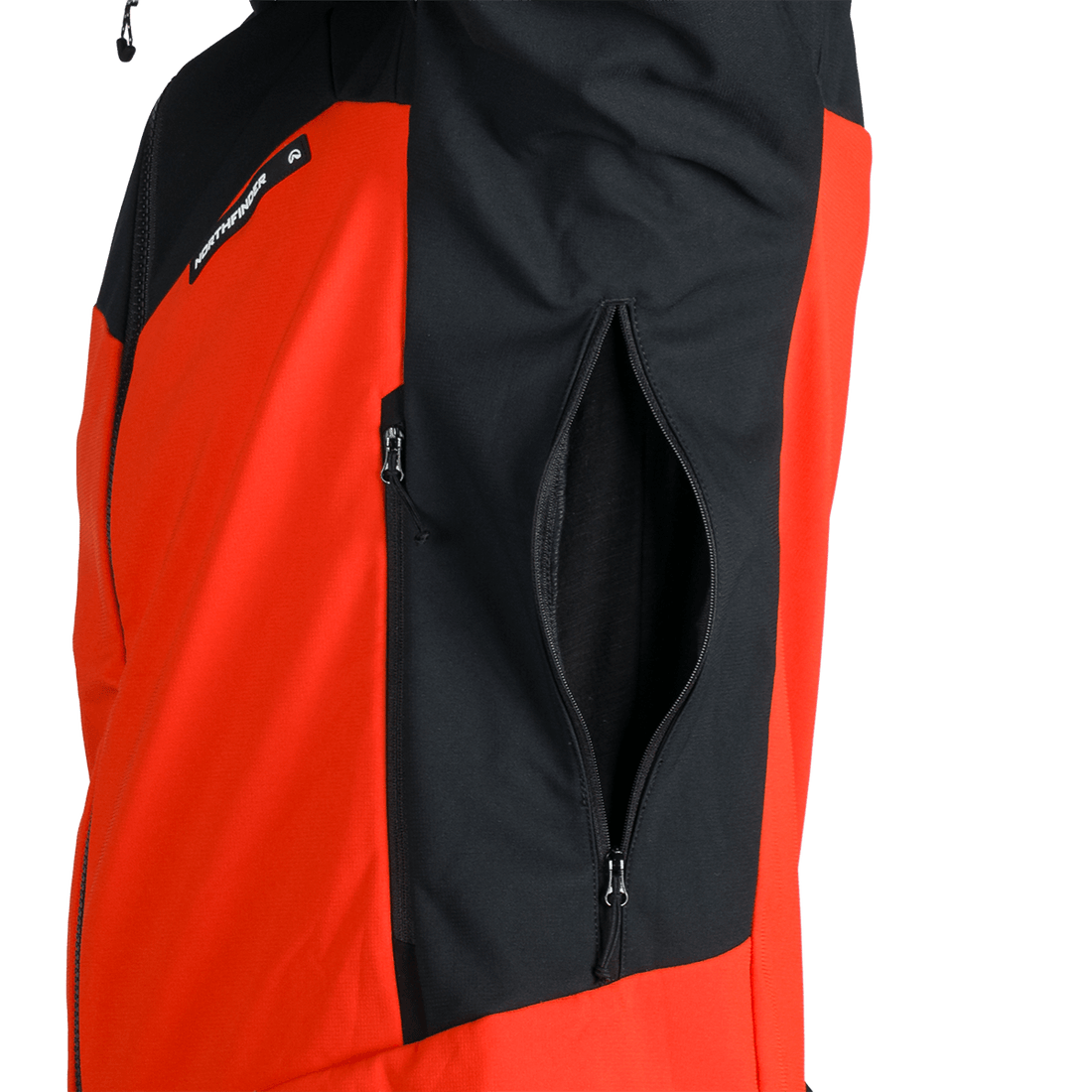 BU-5330OR men's outdoor hoody softshell jacket 3L AURELIAN