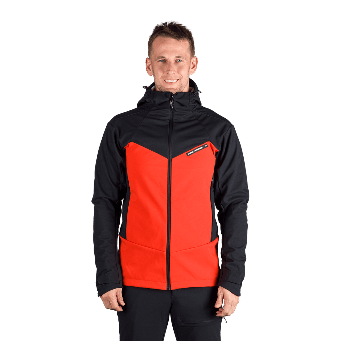 BU-5330OR men's outdoor hoody softshell jacket 3L AURELIAN