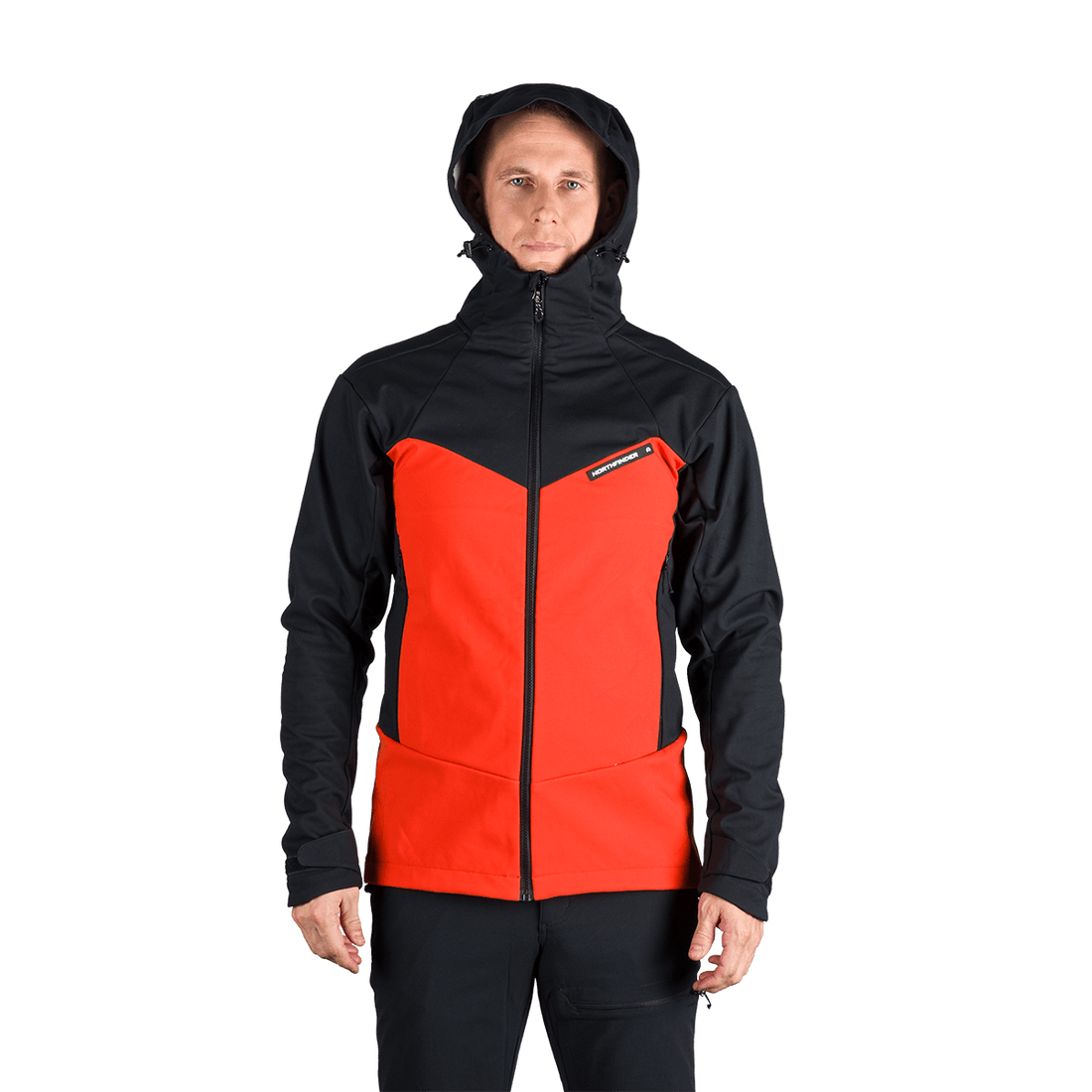 BU-5330OR men's outdoor hoody softshell jacket 3L AURELIAN