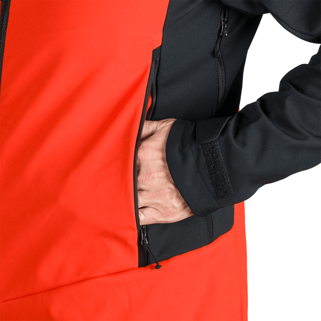 BU-5330OR men's outdoor hoody softshell jacket 3L AURELIAN