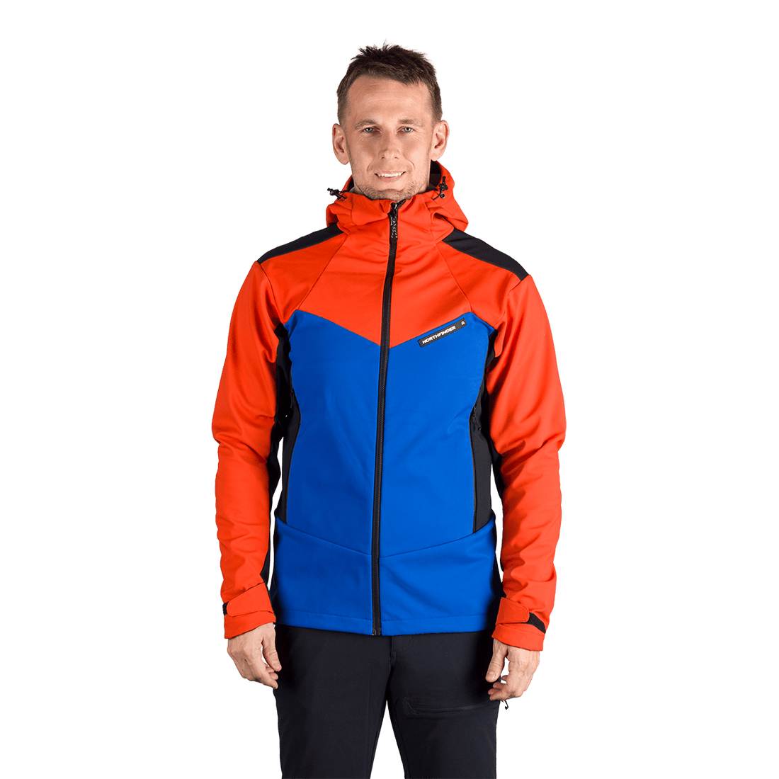 BU-5330OR men's outdoor hoody softshell jacket 3L AURELIAN