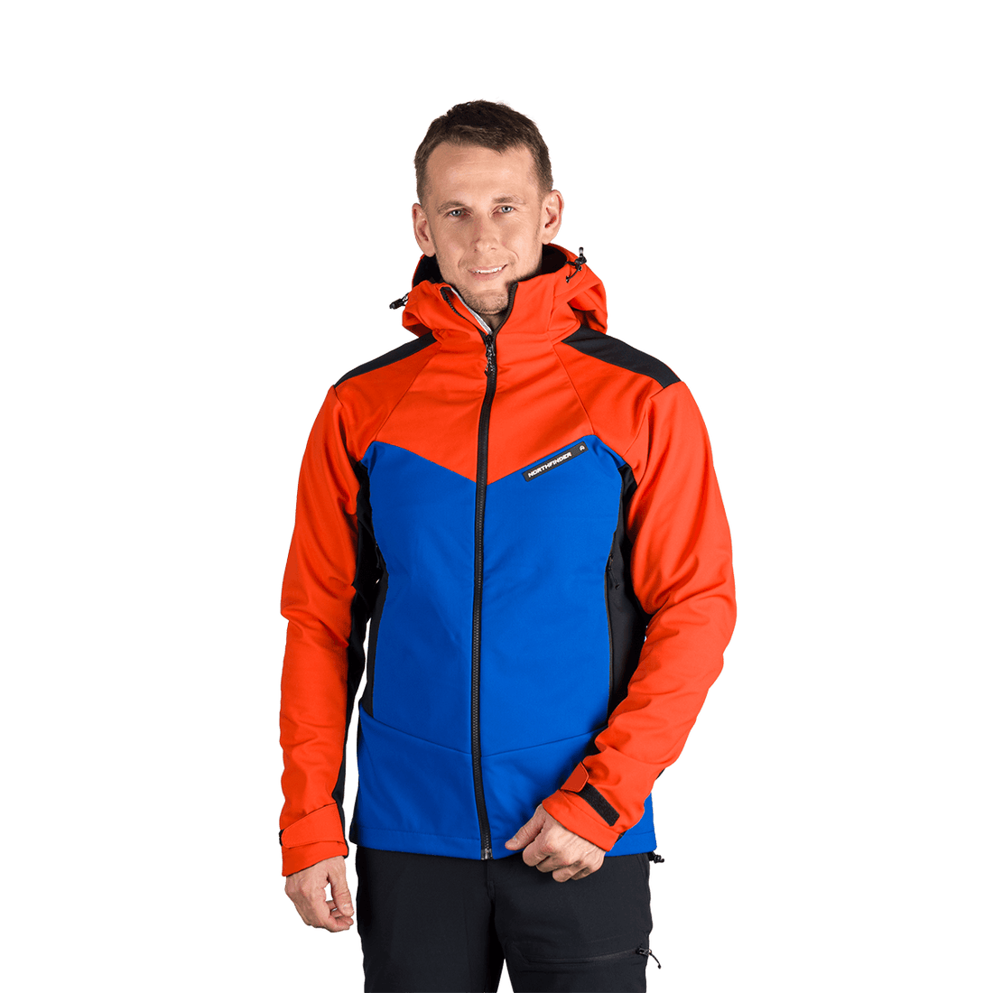 BU-5330OR men's outdoor hoody softshell jacket 3L AURELIAN