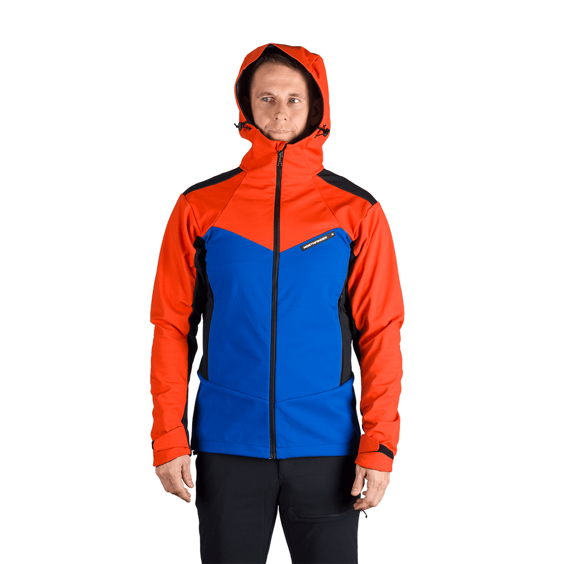 BU-5330OR men's outdoor hoody softshell jacket 3L AURELIAN