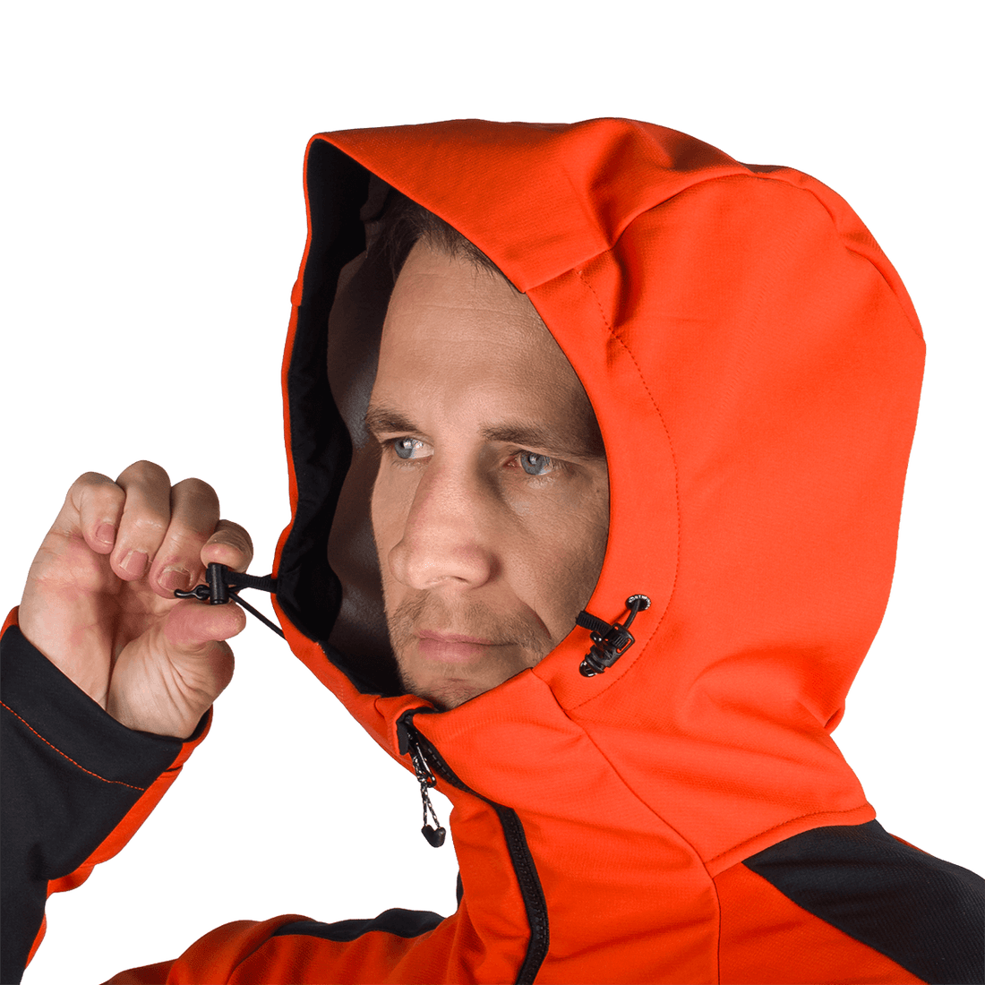 BU-5330OR men's outdoor hoody softshell jacket 3L AURELIAN