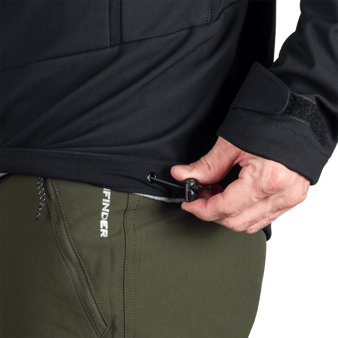 BU-5330OR men's outdoor hoody softshell jacket 3L AURELIAN