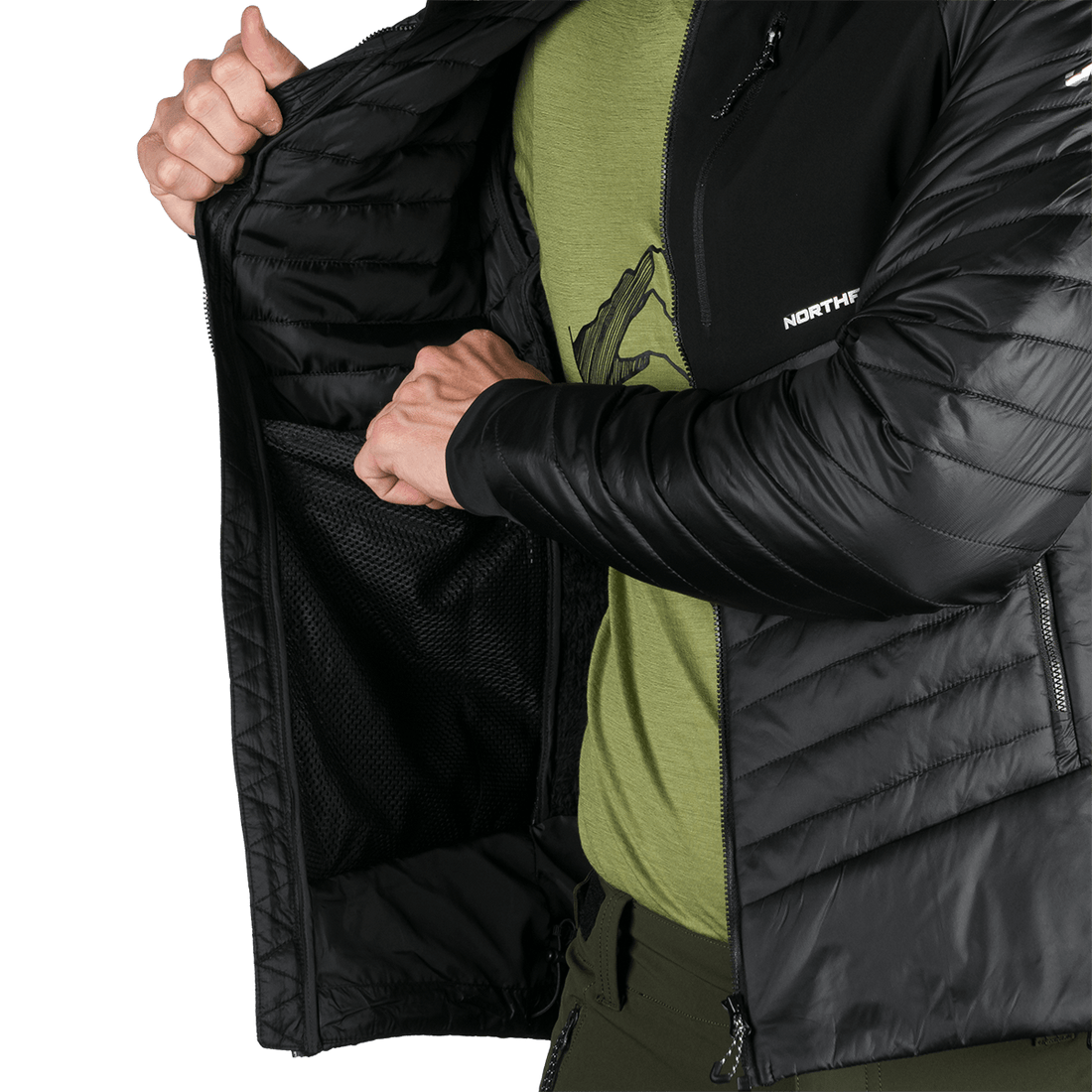 BU-5331OR men's outdoor light insulated jacket BALINT