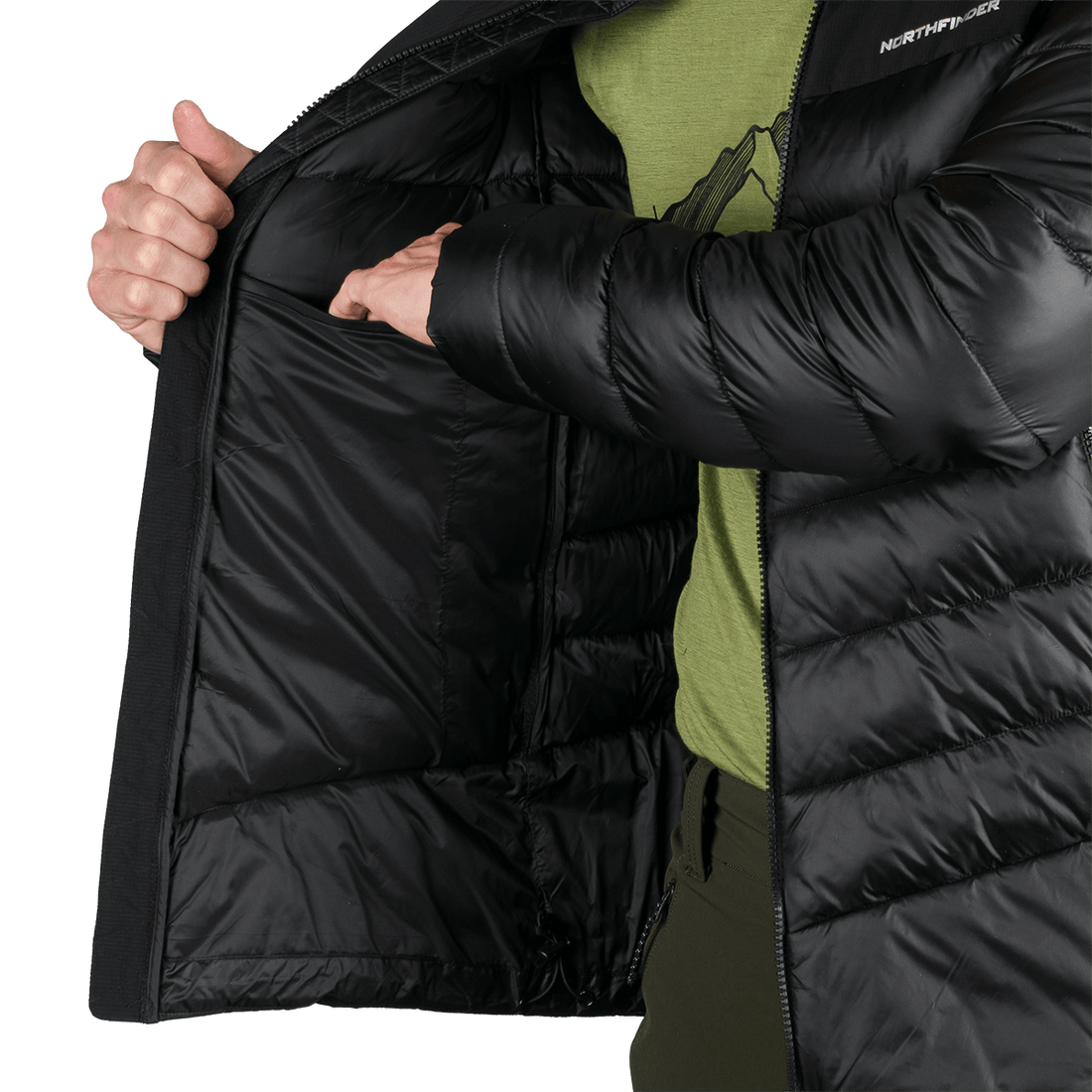 BU-5332OR men's outdoor insulated jacket BERTRAM