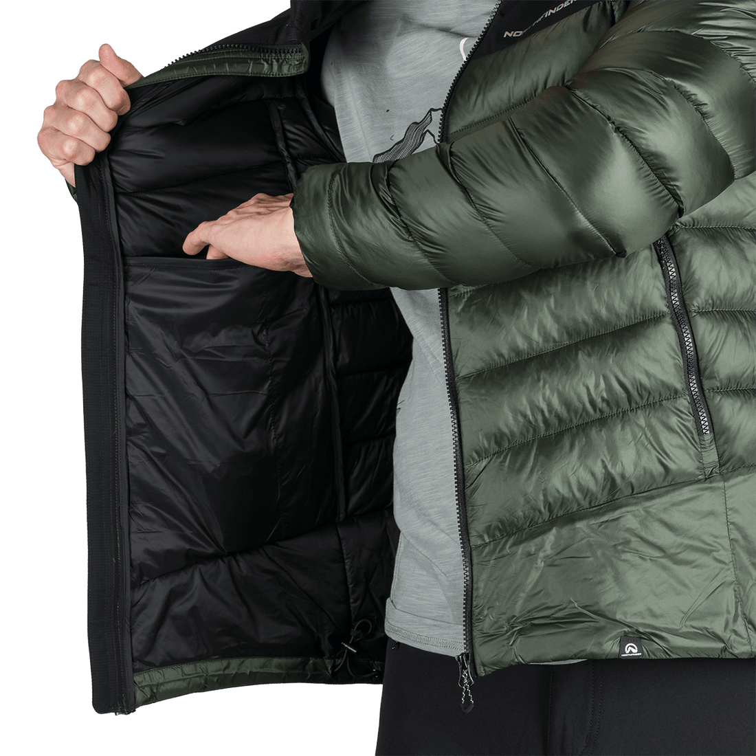 BU-5332OR men's outdoor insulated jacket BERTRAM