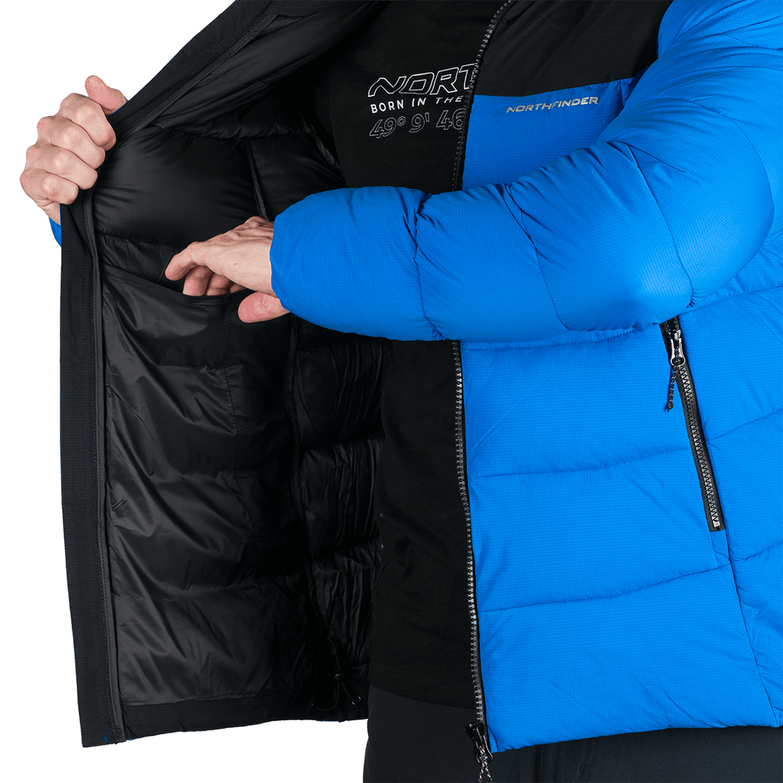 BU-5333OR men's outdoor insulated 2L jacket BRONSILAW