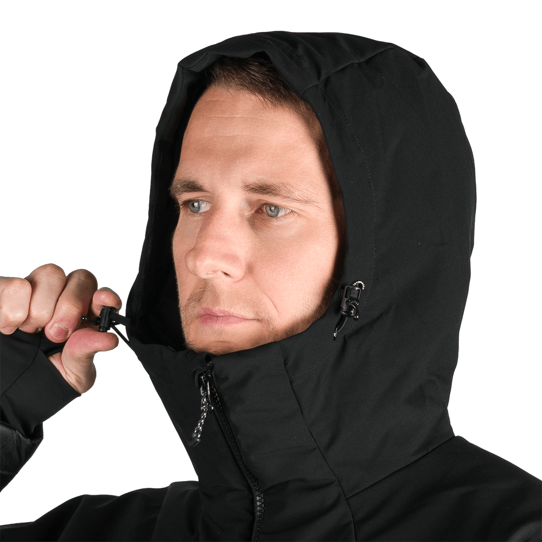 BU-5334OR men's outdoor hoody softshell hybrid jacket EMERYK