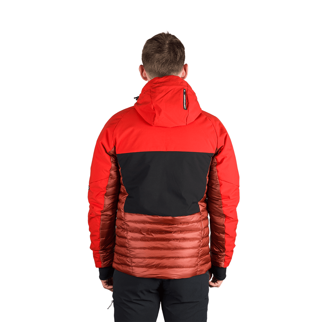 BU-5334OR men's outdoor hoody softshell hybrid jacket EMERYK