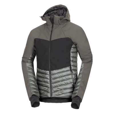 BU-5334OR men's outdoor hoody softshell hybrid jacket EMERYK