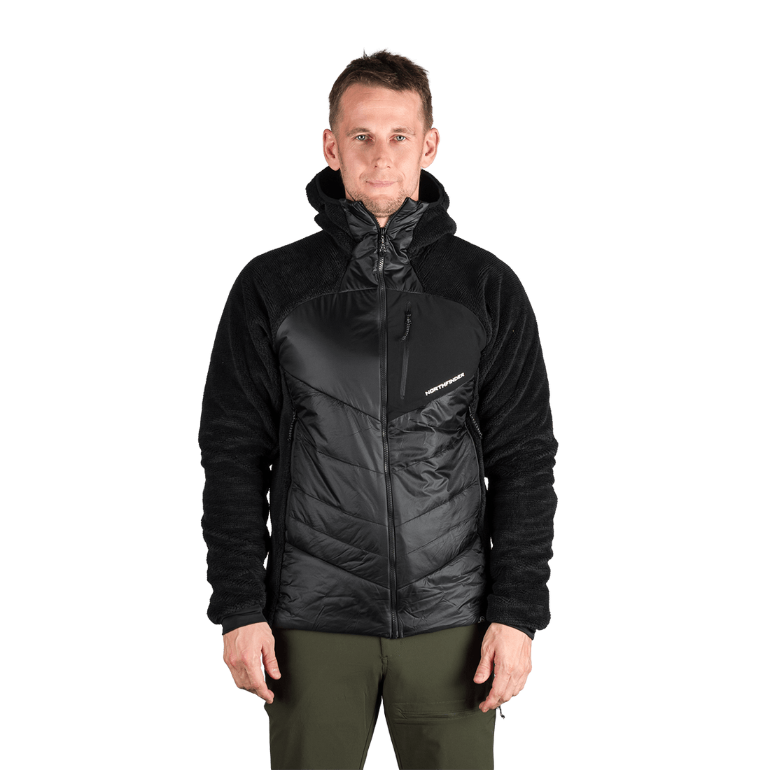 BU-5335OR men's hybrid outdoor jacket EMERYTH