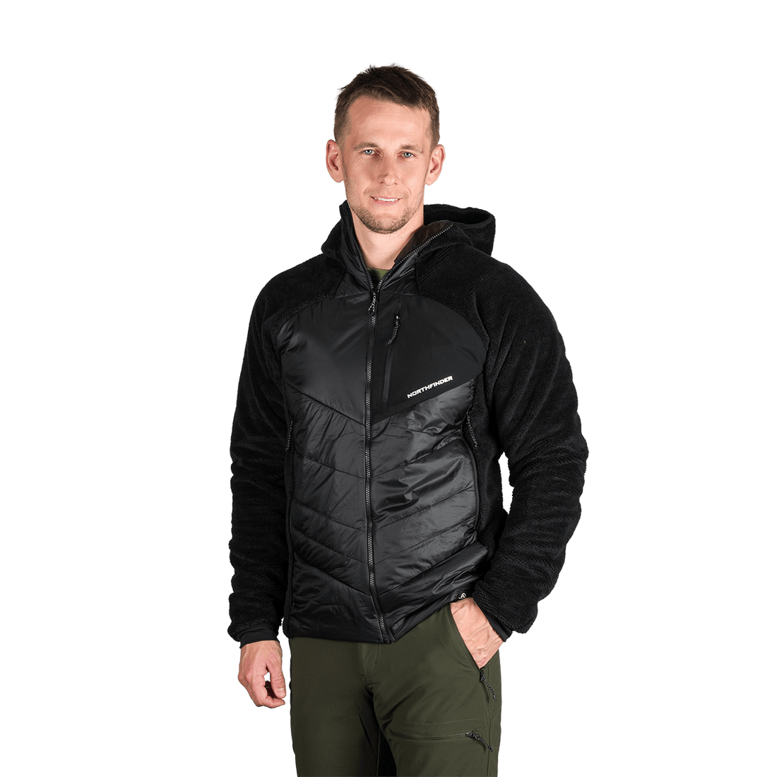 BU-5335OR men's hybrid outdoor jacket EMERYTH