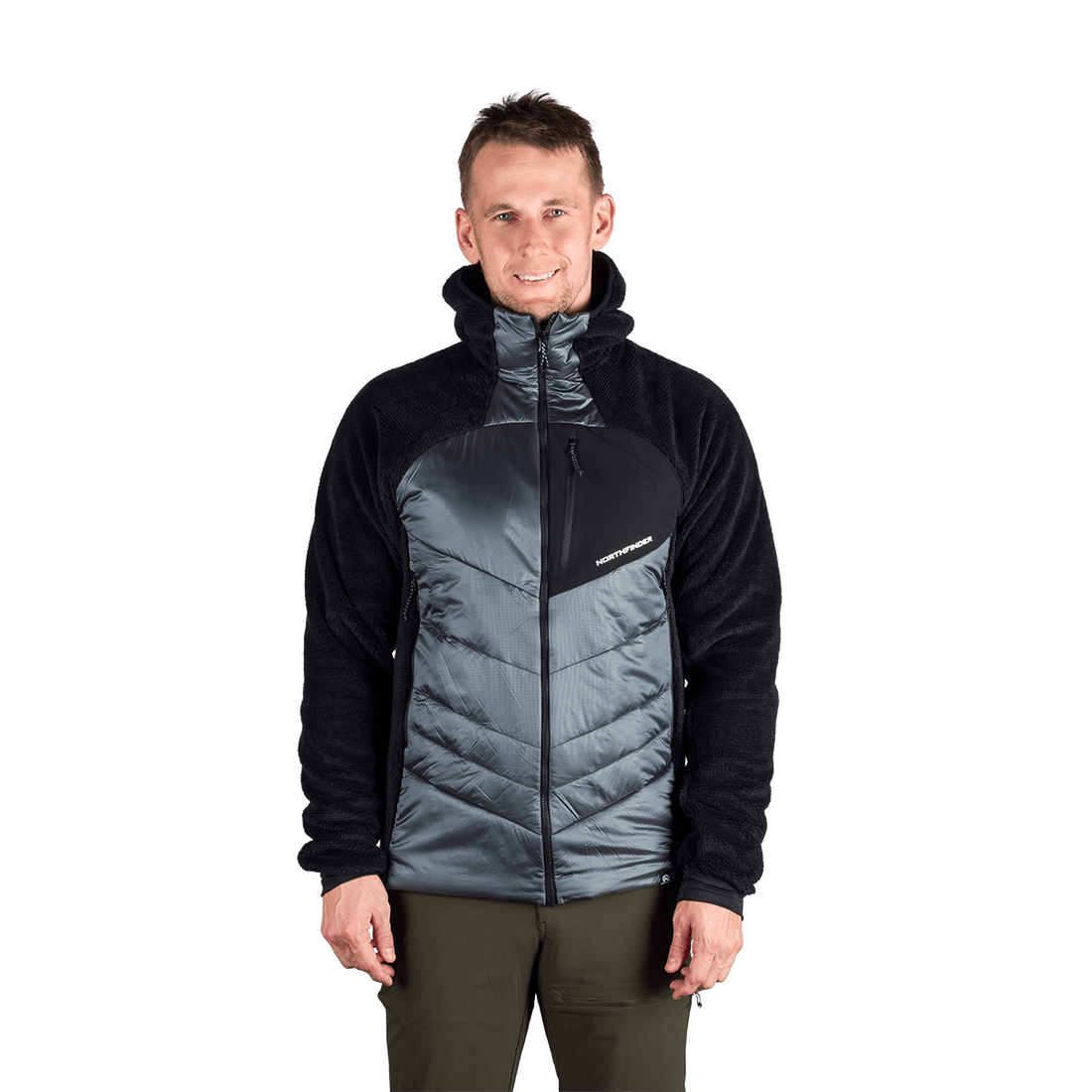 BU-5335OR men's hybrid outdoor jacket EMERYTH