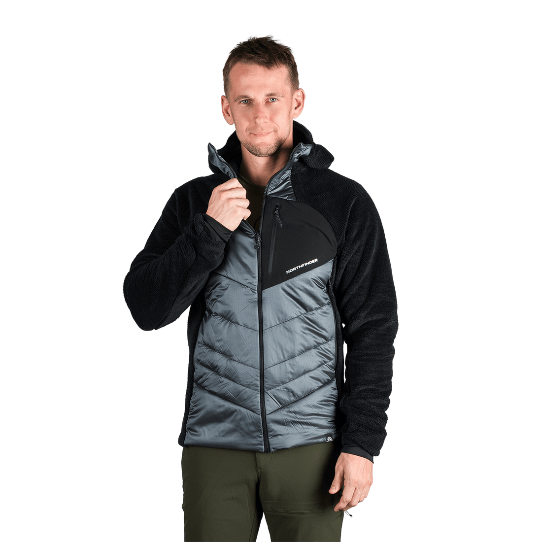 BU-5335OR men's hybrid outdoor jacket EMERYTH