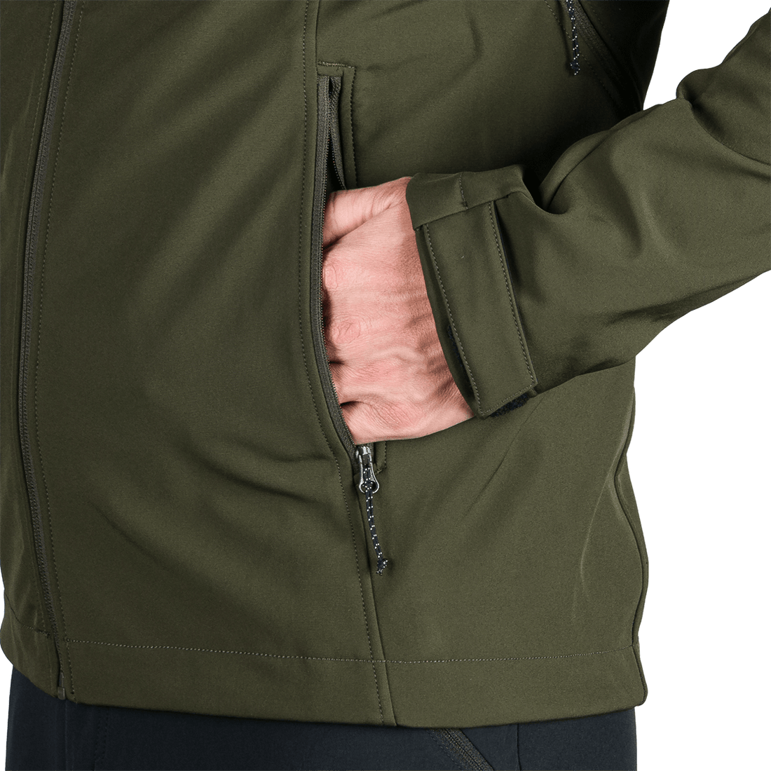 BU-5336OR men's travel softshell hood off jacket 3L ANTONI