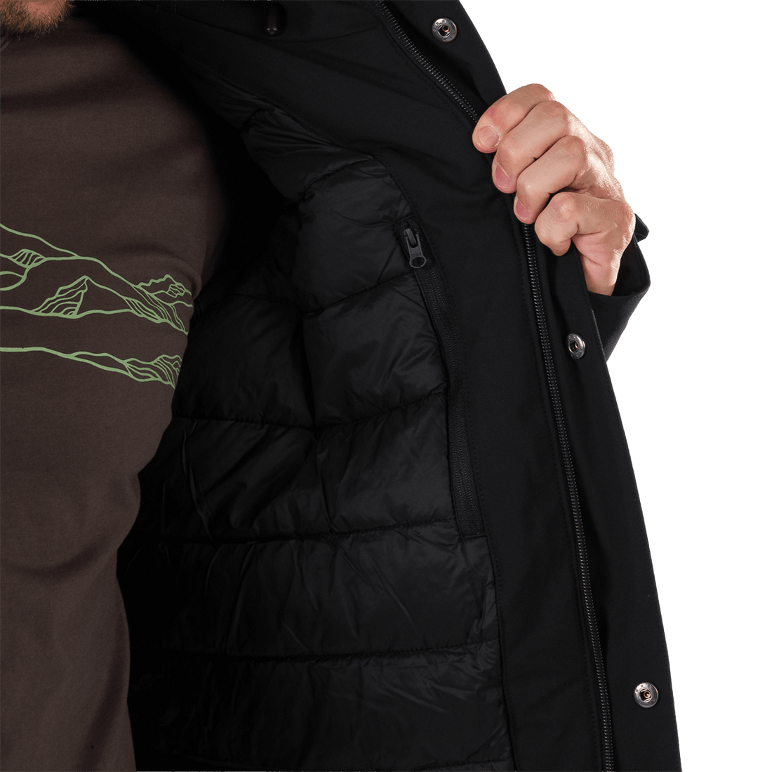 BU-5337OR men's urban comfort outershell 2L coat JAKUB