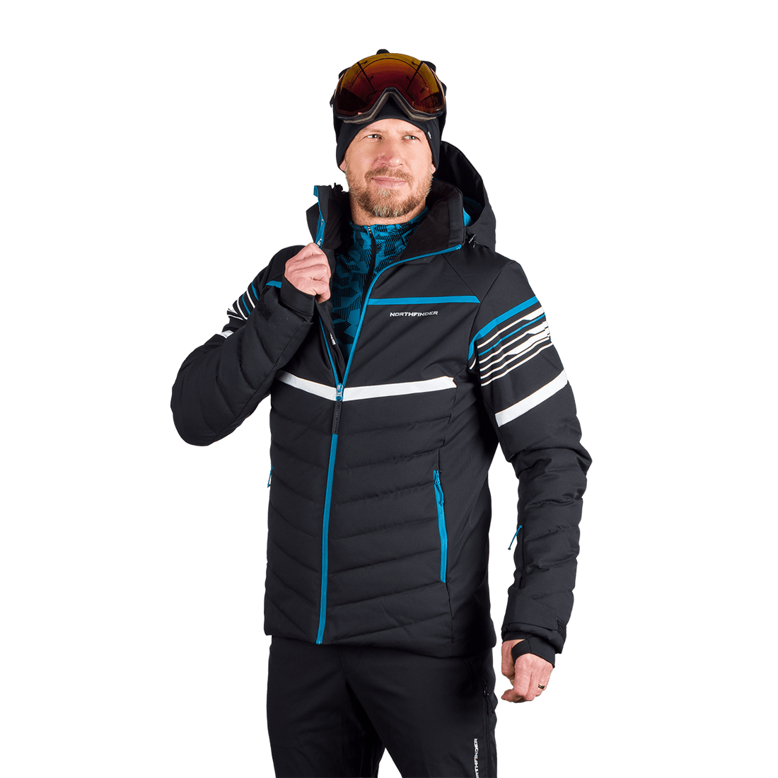 BU-5348SNW men's ski insulated comfort jacket YAROGNEV