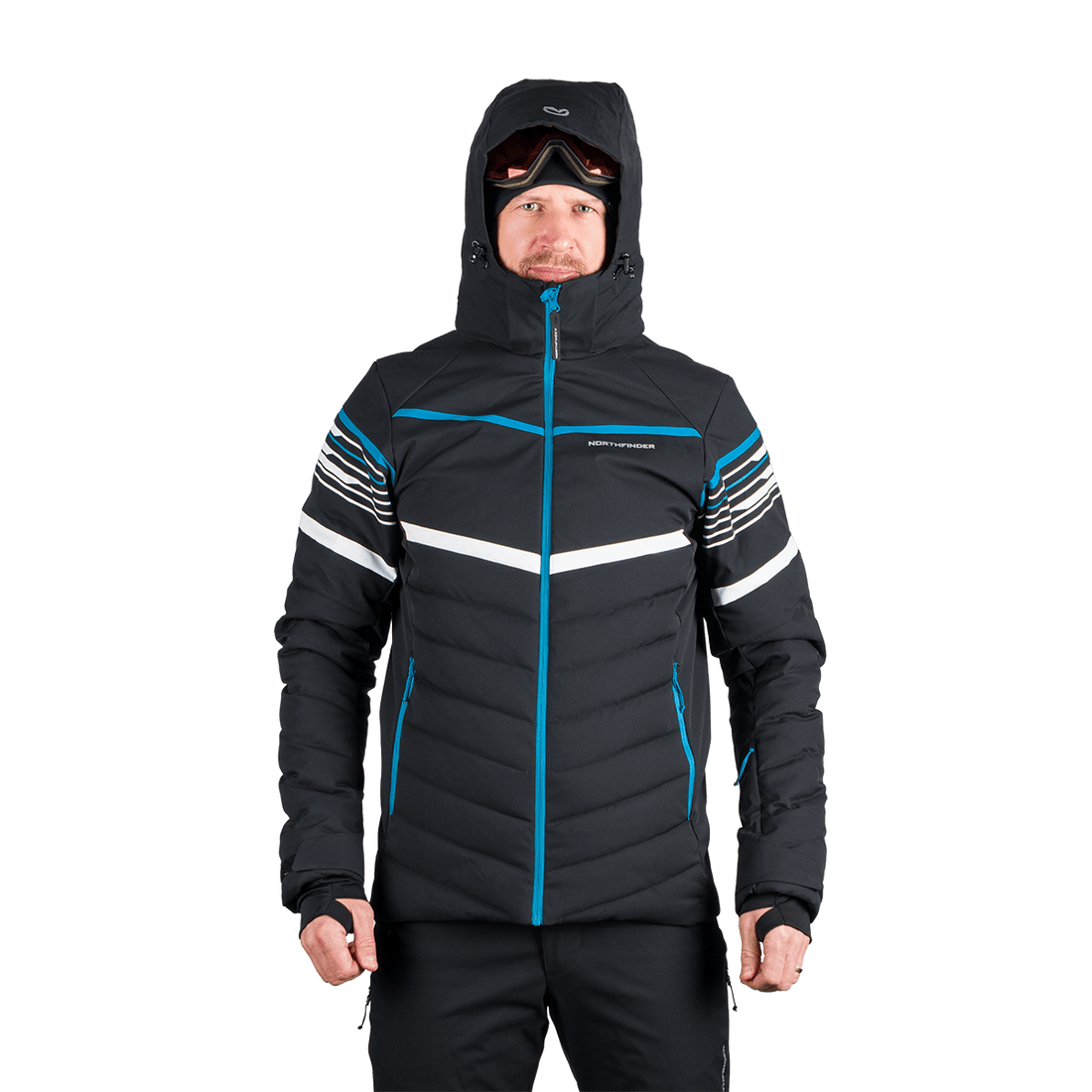BU-5348SNW men's ski insulated comfort jacket YAROGNEV