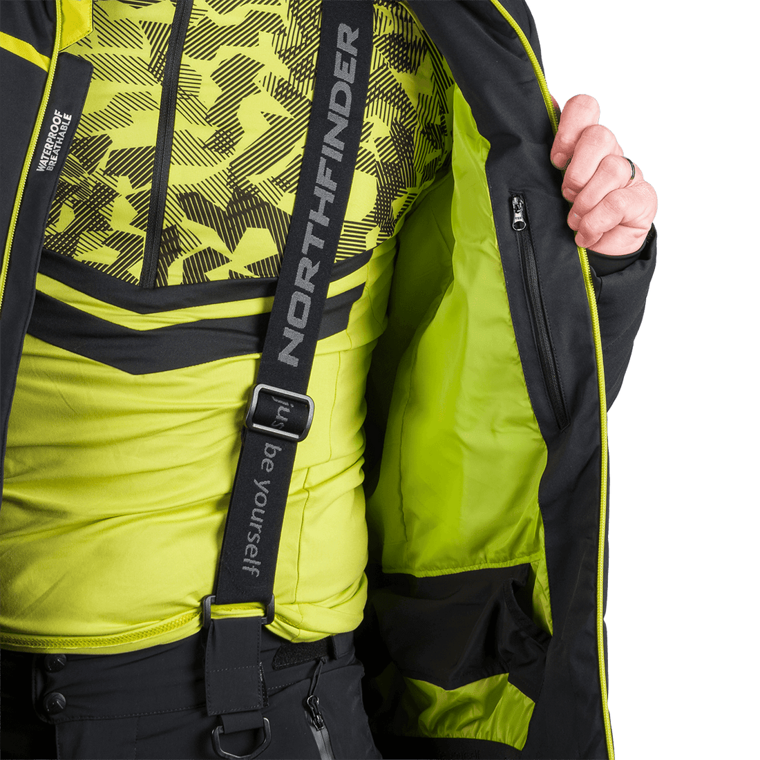 BU-5348SNW men's ski insulated comfort jacket YAROGNEV