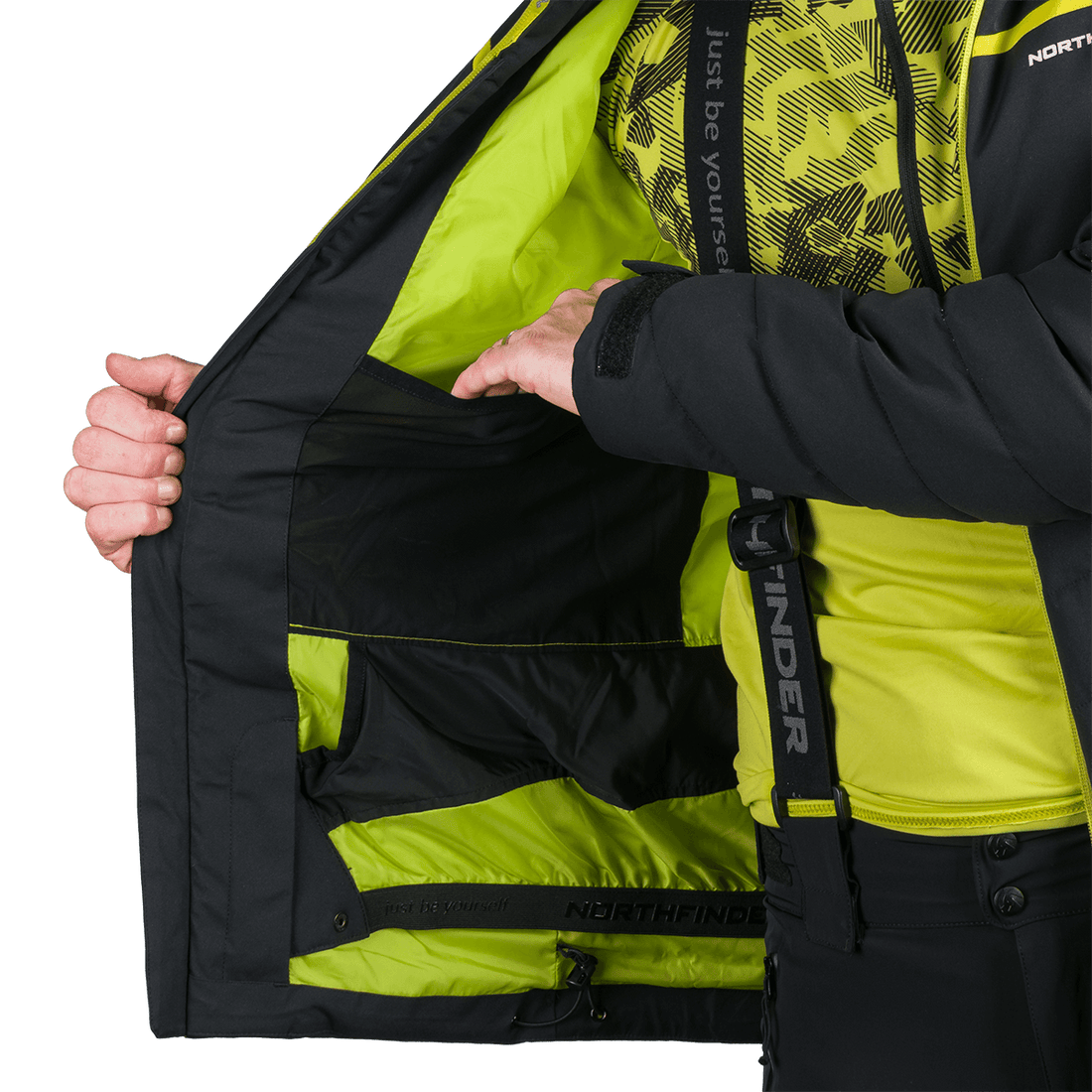 BU-5348SNW men's ski insulated comfort jacket YAROGNEV