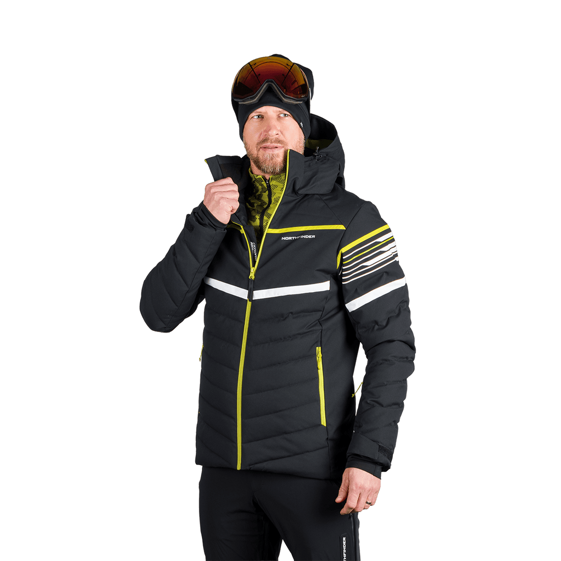 BU-5348SNW men's ski insulated comfort jacket YAROGNEV