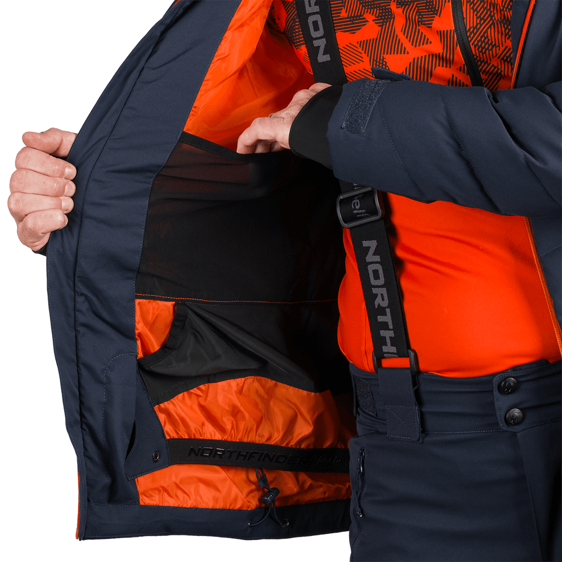 BU-5348SNW men's ski insulated comfort jacket YAROGNEV