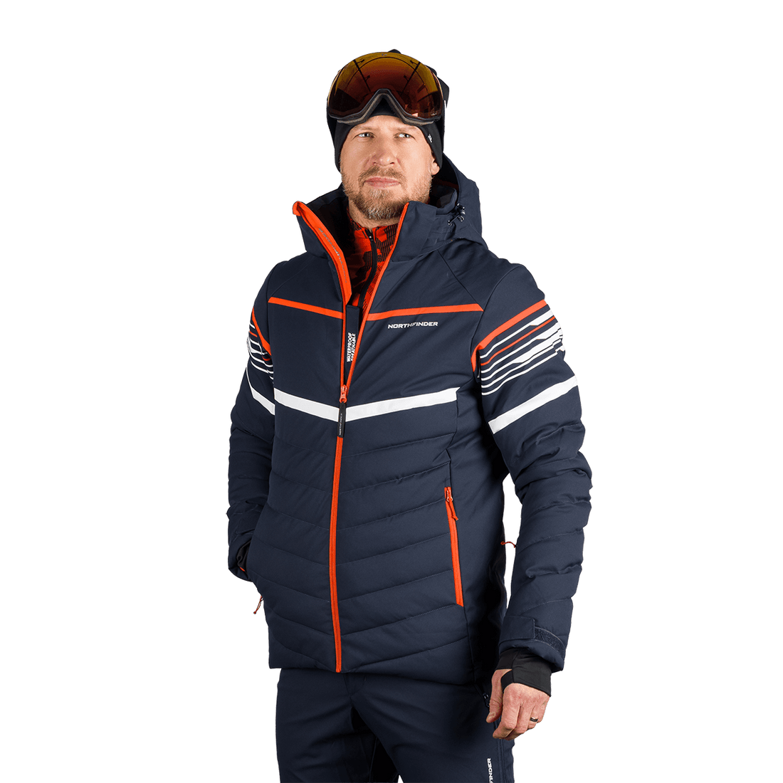 BU-5348SNW men's ski insulated comfort jacket YAROGNEV